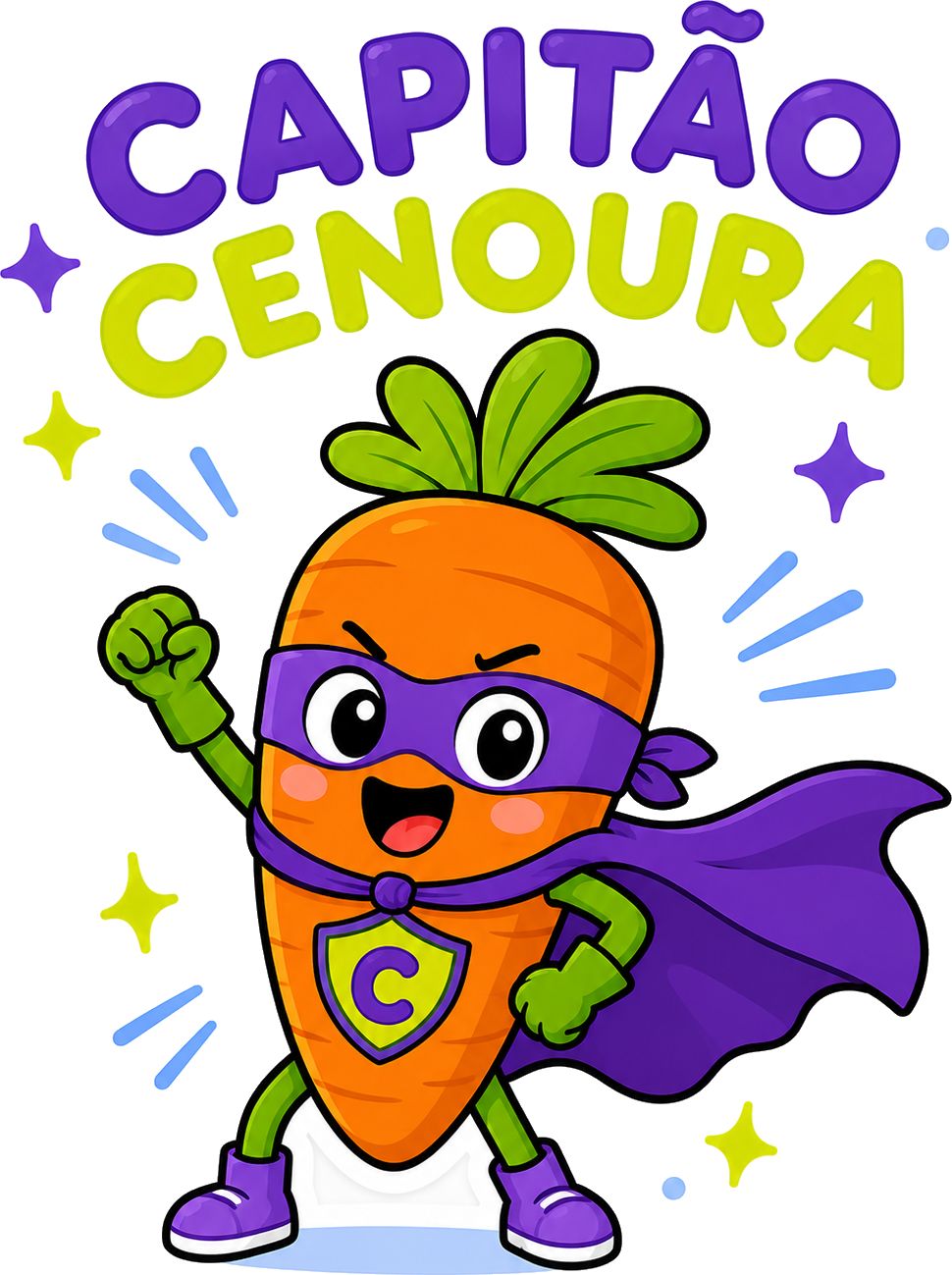 Personagem oficial Capitão Cenoura